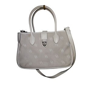 Dooney and Bourke canvas with leather accents Satchel